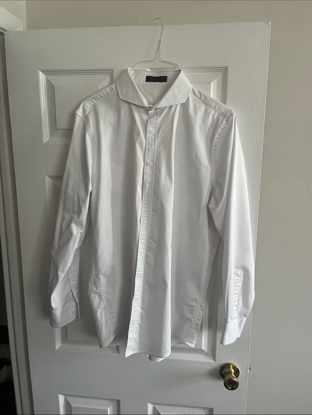 G/FORE White Long-Sleeve Dress Shirt - Point Collar